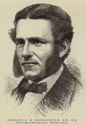 Captain J G Goodenough, RN, CB (engraving)