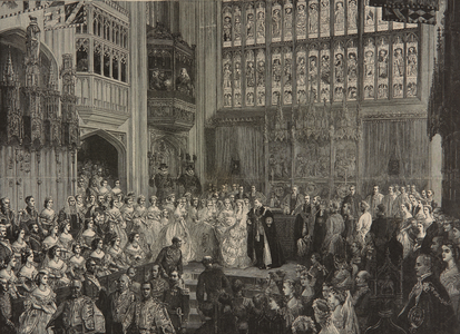 The marriage of the Prince of Wales and Princess Alexandra (1863), 1887 (print)