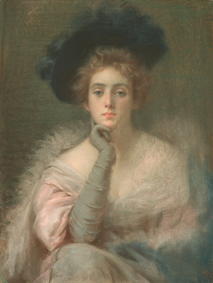Lady in Pink, 1898 (pastel on paper)