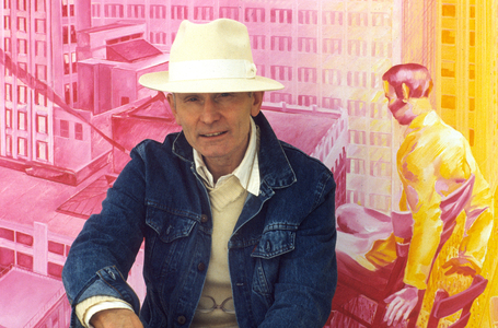 French painter Jacques Monory on april 6, 1983 (Photo)