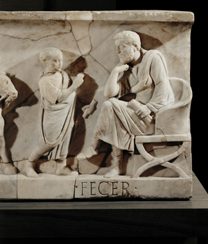 Child and teacher …