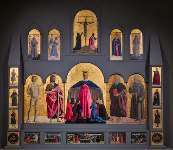 Polyptych of Mercy is a work, 1445-62 (mixed media on panel)