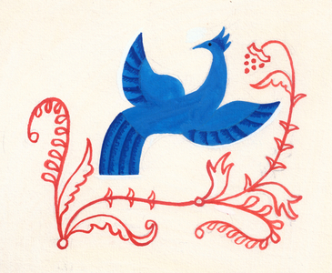 Illustration from 'The Scarlet Flower' by Sergey Aksakov, 1858, 1953 (gouache on paper)