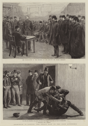 Anarchism in London (engraving)