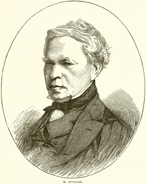 M. Dufaure (engraving)