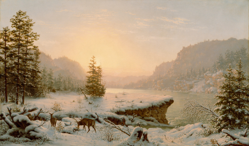 Winter Landscape, 1878 (oil on canvas)