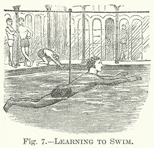 Learning to Swim (engraving)