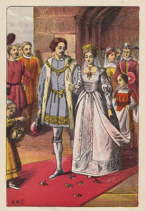 The Marriage of Cinderella (colour litho)