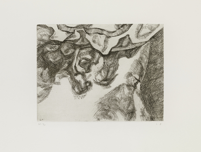After Chardin (Small Plate) 2000 (etching)