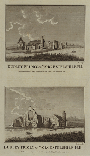 Dudley Priory, in Worcestershire (engraving)
