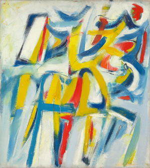 House of the Sun Variation, 1952 (oil on canvas)