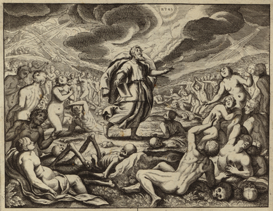 Ezekiel in the Valley of Dry Bones (engraving)