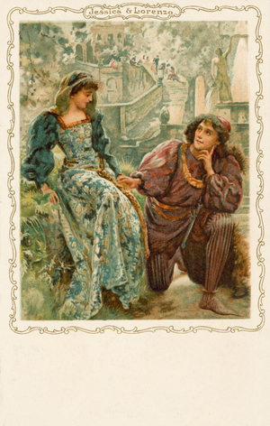 Jessica and Lorenzo (chromolitho)
