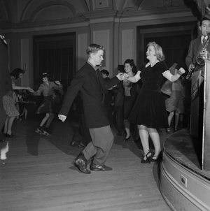 Jitterbugs at an Elk's Club dance, the "cleanest dance in town", Washington, D.C., 1943 (b/w photo)