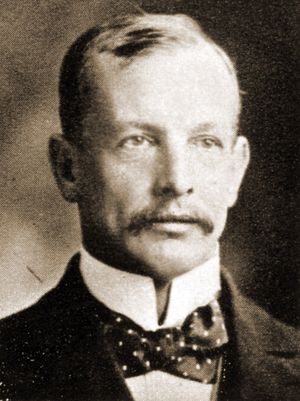Portrait of SCOTT-MONCRIEFF, BRIGADIER GENERAL W, (1858-1915). sepia photo