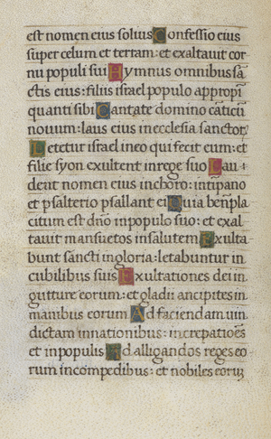 Text page; Psalms 148-149
