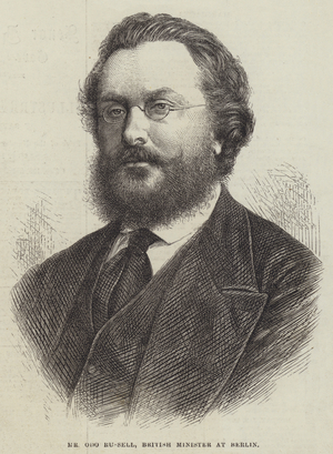 Mr Odo Russell, British Minister at Berlin (engraving)