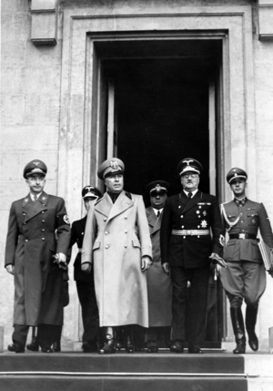 WW2 - Minister of State Roberto Farinacci in Berlin 1940 (photo)