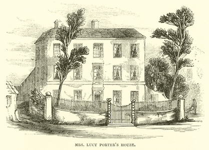 Mrs Lucy Porter's House (engraving)