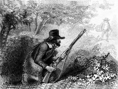 The Chouan, 1845 (engraving)