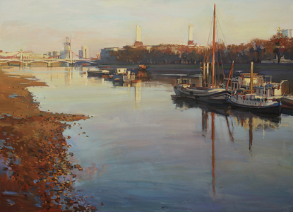 Battersea Power Station, 2012, (oil on canvas)