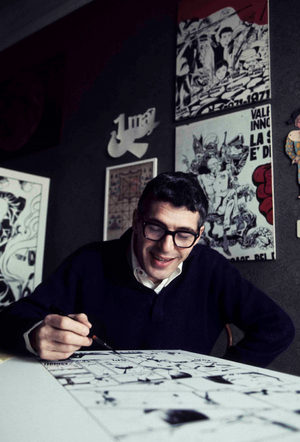 Guido Crepas, Italian Comics Artist (photo)