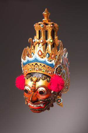 Wayang Wong, depicting demon king Rahwana, Bali