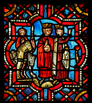 Adoration of the Magi/Kings (stained glass)