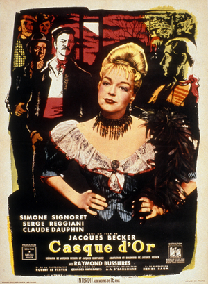 Casque d'Or directed by Jacques Becker, 1952 (poster)