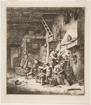 Peasant Family, 1647 (etching & engraving)
