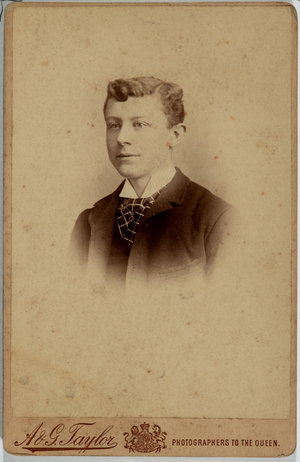 Portrait of a young man, United Kingdom, 1880-1900 (photo)