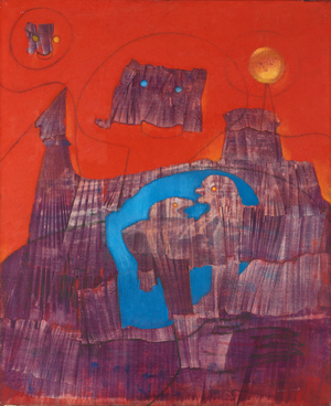 They Speak Latin, 1955 (oil on canvas)