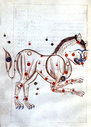 Lion constellation, late13th century (illumination)