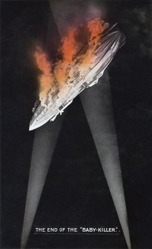 The End of the Baby Killer, 1915 (colour litho)