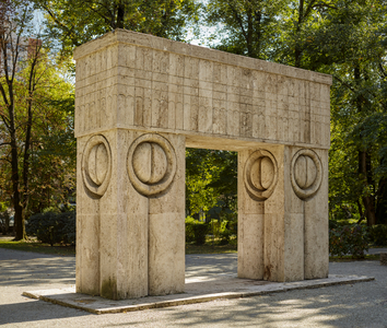 Gate of the Kiss by Constantin Brancusi