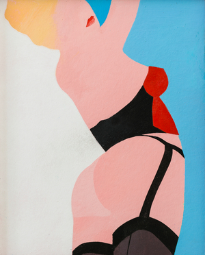 For strip consequences (III), 1963 (acrylic on board)		