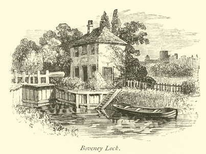 Boveney Lock (engraving)