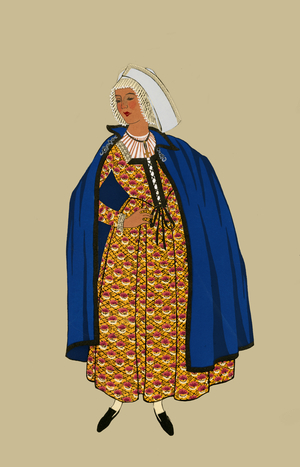 Auvergne Girl in the vicinity of from Clermont-Ferrand