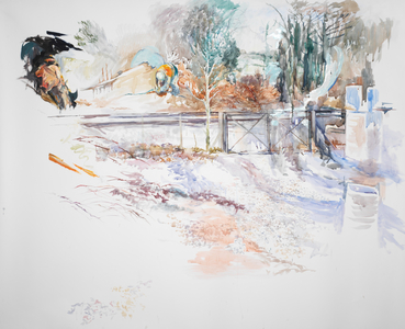 Gate, 2024 (watercolour)