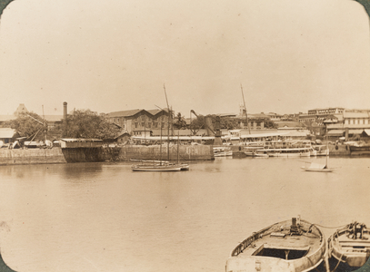 Government Dockyard Bombay, c.1909 (b/w photo)