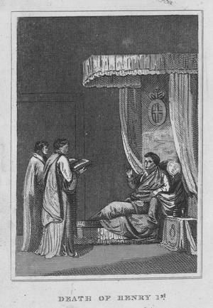 Death of Henry 1st (engraving)