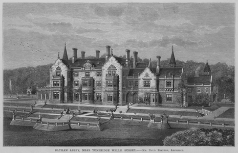 Bayham Abbey, near Tunbridge Wells, Sussex (engraving)