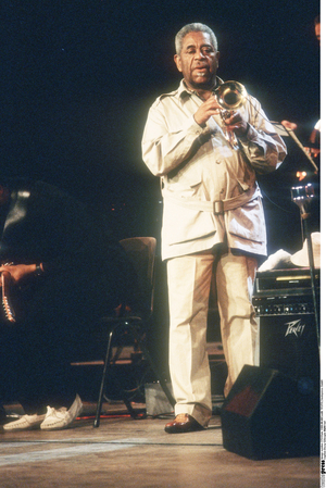 Dizzy Gillespie, August 1988 (photo)