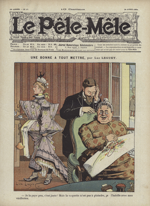 Une bonne a tout mettre (colour litho)