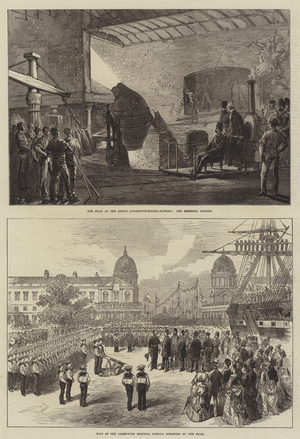 Visit of the Shah of Persia (engraving)