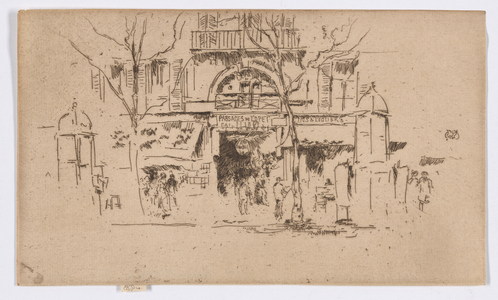 Passages de l'Opéra, c.1889-93 (etching; ink on paper)