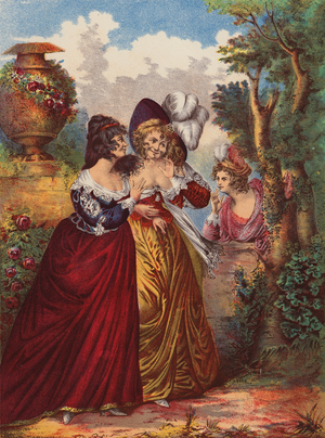 Shakespeare: Much Ado About Nothing (chromolitho)
