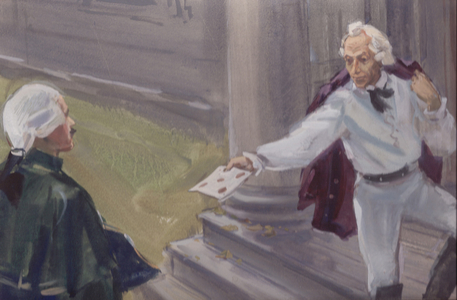 General Suvorov, 1960s (gouache on paper)