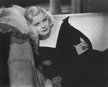 Jean Harlow, on-set of the Film, "Personal Property", 1937 (b/w photo)