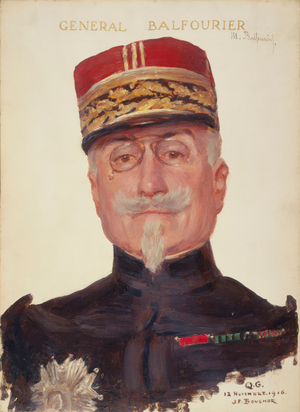 Portrait of General Maurice Balfourier (1852-1933), 12-11-1916 (painting)